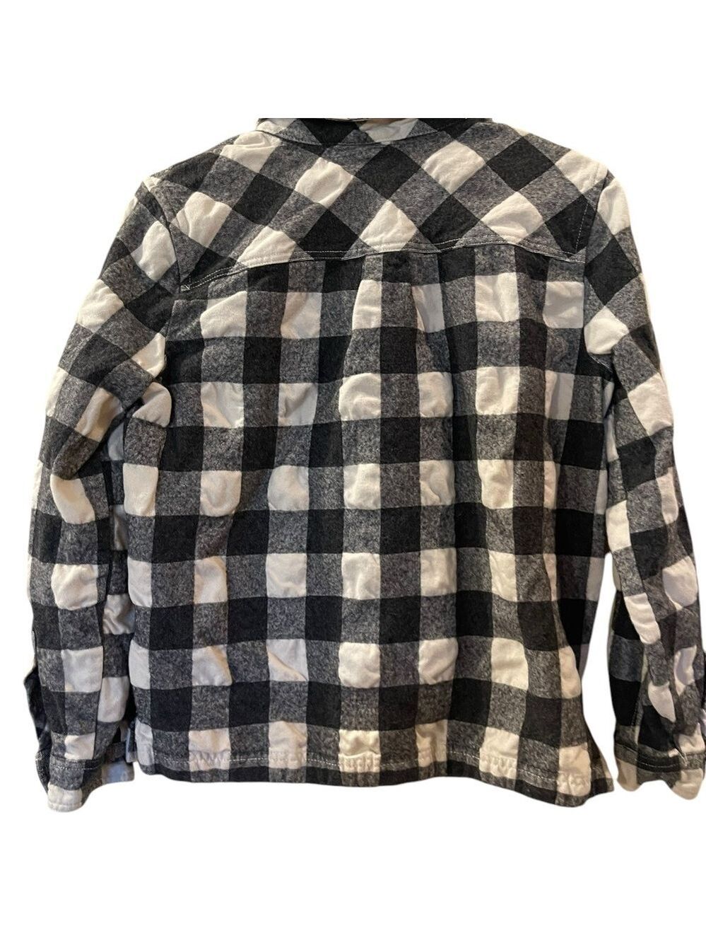 J. Crew Men’s Buffalo Plaid Wool Blend Long Sleeve Pullover Shirt Size Small - Picture 8 of 9